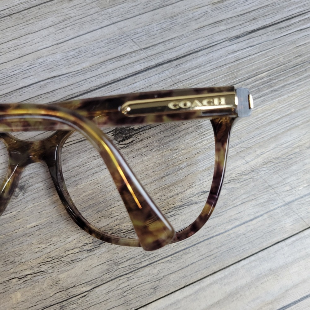 Coach Eyeglass Frames HC8132 L109 Confetti Light Brown 528713 Tortoise 57-17-135 - Picture 9 of 16